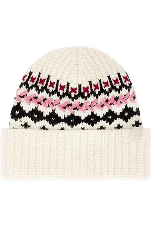 RAG&BONE Gorro estilo fair isle leigh en color blanco talla all en - White. Talla all.