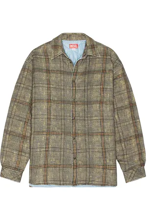 Diesel Camisa hamme en color marrón talla 46 en - Brown. Talla 46 (también en 48, 50, 52).