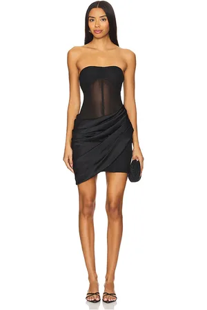 Misha Minivestido iris en color talla L en - Black. Talla L (también en M, S, XL, XS).