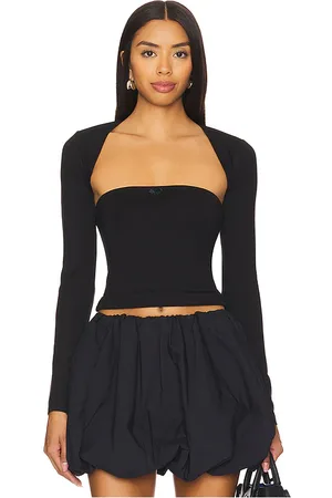 MAJORELLE Lana top en color talla L en - Black. Talla L (también en M, S, XL).