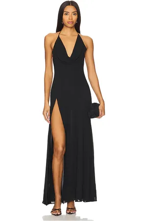 NBD Vestido largo nathalia en color talla L en - Black. Talla L (también en XL).