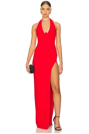 Nookie Vestido largo halter cinema en color rojo talla L en - Red. Talla L (también en M, S).