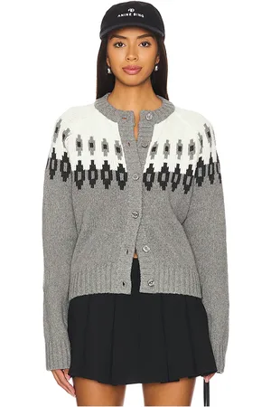 KULE Cárdigan freya en color gris talla L en - Grey. Talla L (también en XL).