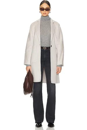 Rails Abrigo lana everest en color ivory talla L en - Ivory. Talla L (también en XL).