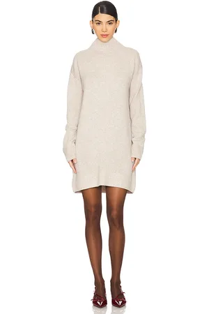 One Grey Day Vestido olivia en color crema talla M en - Cream. Talla M (también en XL, XS).
