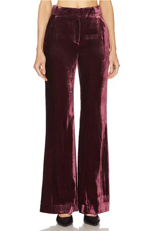 VERONICA BEARD Pantalón lebone en color talla 0 en - Wine. Talla 0 (también en 2, 4).