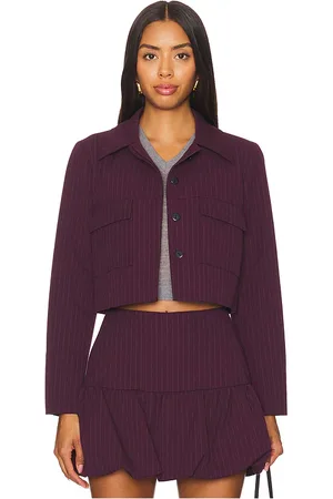 Amanda Uprichard Chaqueta sanders en color talla L en - . Talla L (también en M, S, XS).
