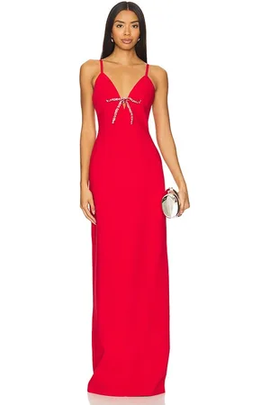Cinq A Sept Vestido largo adele en color rojo talla 4 en - Red. Talla 4 (también en 6, 8).