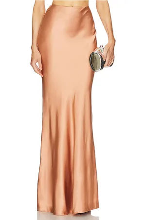 Michael Costello Falda perla en color cobre metálico talla XS en - Metallic . Talla XS (también en XXS).