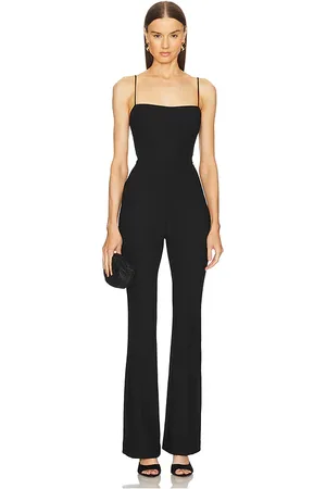 Michael Costello X revolve leida jumpsuit en color talla M en - Black. Talla M (también en L, S, XL).