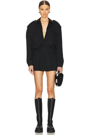 Alexander Wang Prestyled pleated skirt mini romper en color talla 10 en - Black. Talla 10 (también en 12, 14, 8).