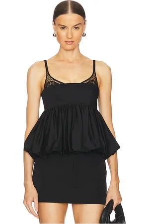 CLEA Top peplum mimi en color talla M en - Black. Talla M (también en S, XS).