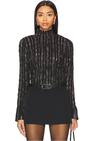 Cinq A Sept Cooper top en color negro talla L en - Black. Talla L (también en M, S, XS).
