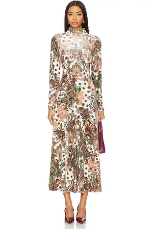 Cara Cara Maxivestido agata en color crema talla S en - Cream. Talla S (también en XXS).