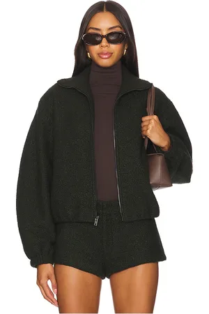Amanda Uprichard Cazadora como en color talla L en - Dark Green. Talla L (también en M, S, XL, XS).