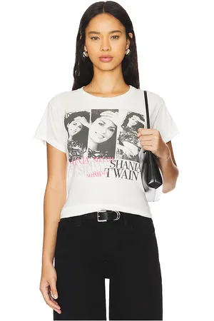 DAYDREAMER Camiseta shania twain repeated solo en color blanco talla L en - White. Talla L (también en S, XL, XS).