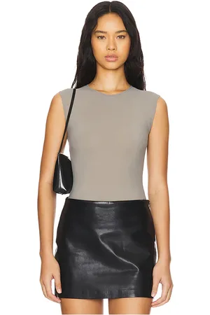 AGOLDE Body mangas aura en color taupe talla L en - Taupe. Talla L (también en M, S, XL).