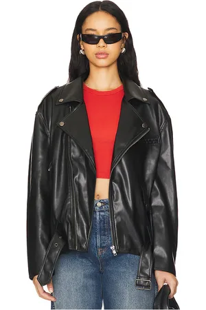 AFRM Chaqueta blaise en color negro talla L en - Black. Talla L (también en M, S, XS, XXS).