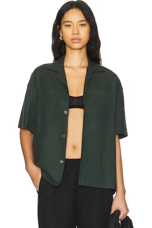 WAO Camisa en color verde oscuro talla M en - Dark Green. Talla M (también en S).