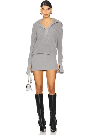 SER.O.YA Vestido jersey katana en color gris talla L en - Grey. Talla L (también en M, XS).