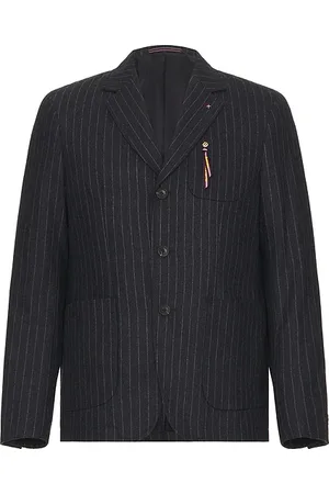 Scotch&Soda Relaxed pinstripe blazer en color gris talla L en - Grey. Talla L (también en M, XL/1X).