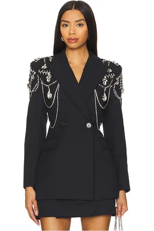 Simkhai Getty single breasted blazer en color talla 0 en - Black. Talla 0 (también en 8).