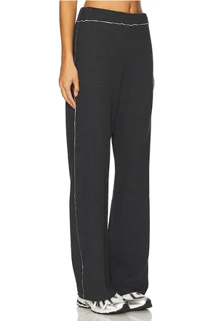 Goldie Estelle Pantalones double face flare en color gris talla L en - Grey. Talla L (también en M, S, XS).