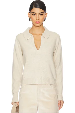 SPRWMN Jersey henley en color ivory talla L en - Ivory. Talla L (también en M).