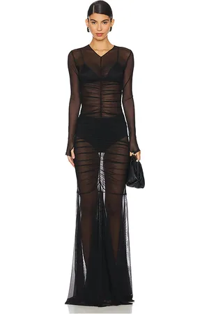 Norma Kamali Vestido largo en color talla XS en - Black. Talla XS (también en XXS).