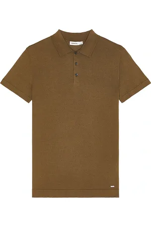 Simkhai Camisa barron en color marrón talla M en - Brown. Talla M (también en S).