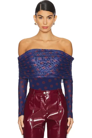AFRM Body sin hombros maxine en color multi talla L en - Multi. Talla L (también en XL).