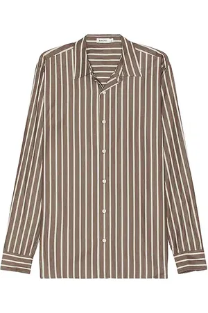 Simkhai Camisa en color marrón talla L en - Brown. Talla L (también en M, S).