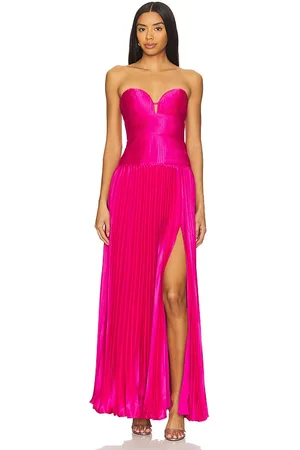 AMUR Vestido largo ludlow en color rosado talla 2 en - Pink. Talla 2 (también en 4).
