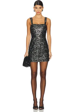 Simkhai Minivestido con lentejuelas benson en color talla 2 en - Black. Talla 2 (también en 6).