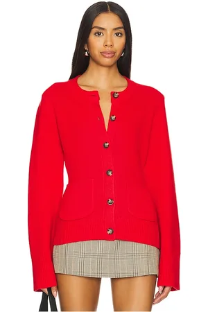 Pistola Cárdigan dani en color rojo talla M en - Red. Talla M (también en S, XL, XS).