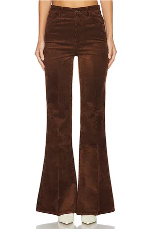 Paige Pantalón acampanado charlie en color marrón talla 27 en - Brown. Talla 27 (también en 29).