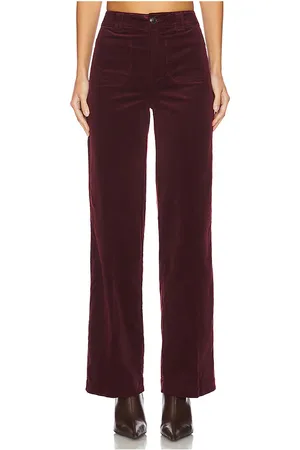Paige Pantalón sasha en color burgundy talla 26 en - Burgundy. Talla 26 (también en 27, 34).