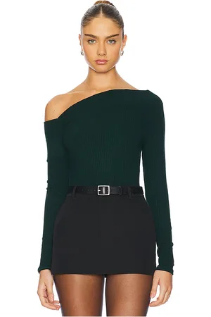 Michael Lauren Top manga larga maples en color verde talla L en - Green. Talla L (también en M, S, XL, XS).