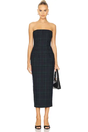 Sau Lee Vestido wynn en color verde talla 0 en - Green. Talla 0 (también en 4).