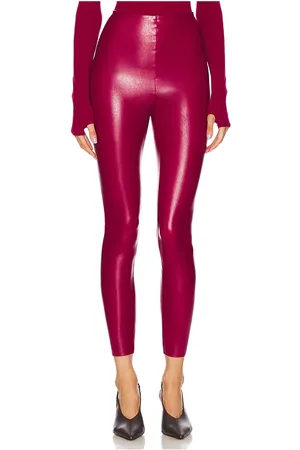 Commando Legging piel sintética en color rojo talla L en - Red. Talla L (también en S, XL, XS).