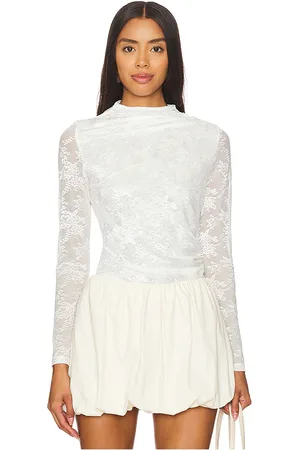 heartLoom Fallon top en color blanco talla L en - White. Talla L (también en M, S, XL, XS).