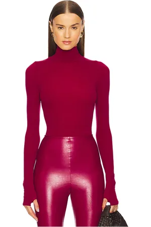 Commando Bodysuit cuello vuelto ballet en color rojo talla all en - Red. Talla all.