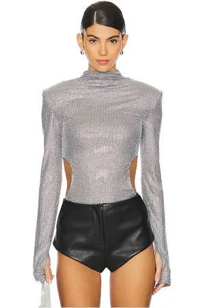 Bronx and Banco Body alicia en color metálico talla L en - Metallic Silver. Talla L (también en M, XS).