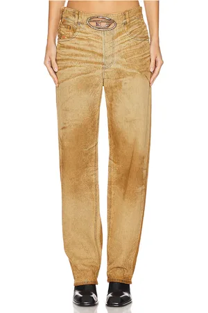 Diesel Recto(a) logo en color talla 24 en - Tan. Talla 24 (también en 26).
