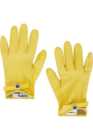 VIVETTA Guante corto en color amarillo talla M en - Yellow. Talla M (también en XS).