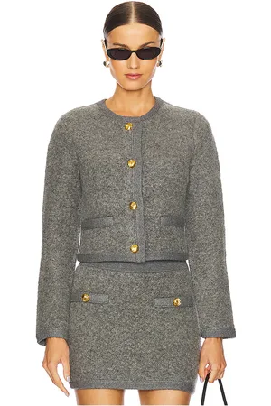 RONNY KOBO Cárdigan dawn en color gris talla M en - Grey. Talla M (también en S, XL).