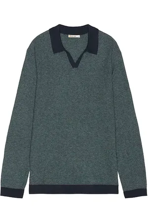Marine Suéter polo noah en color azul talla M en - Blue. Talla M (también en S).