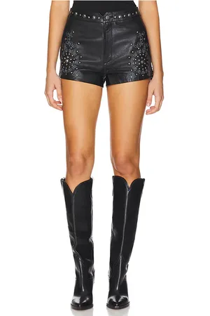 Understated Leather Reflection shorts en color talla L en - Black. Talla L (también en S).