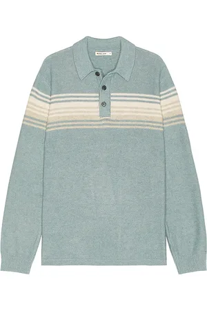 Marine Suéter polo ellias chest stripe en color azul talla S en - Blue. Talla S (también en XL/1X).