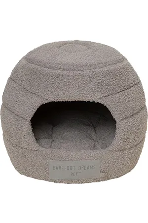 Barefoot Dreams Cueva para mascotas cozychic 2 en 1 collapsible pet cave en color charcoal talla all en - Charcoal. Talla al